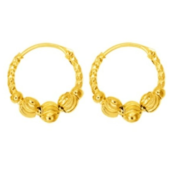 Designer gold plated earrings - Picture 1 of 1